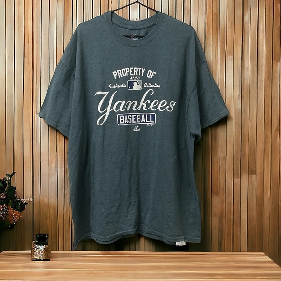 “Property Of MLB Authentic Collection Yankees Baseball” Graphic T-Shirt! - Picture 3 of 5